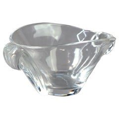 Mid-Century Modern Steuben Crystal Double Handled Glass Bowl C1950
