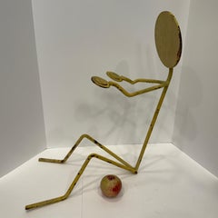 Mid-Century Modern Stick Figure Folk Art Sculpture