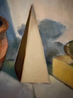 Mid-Century Modern Still Life Oil on Canvas Signed “Parsons”