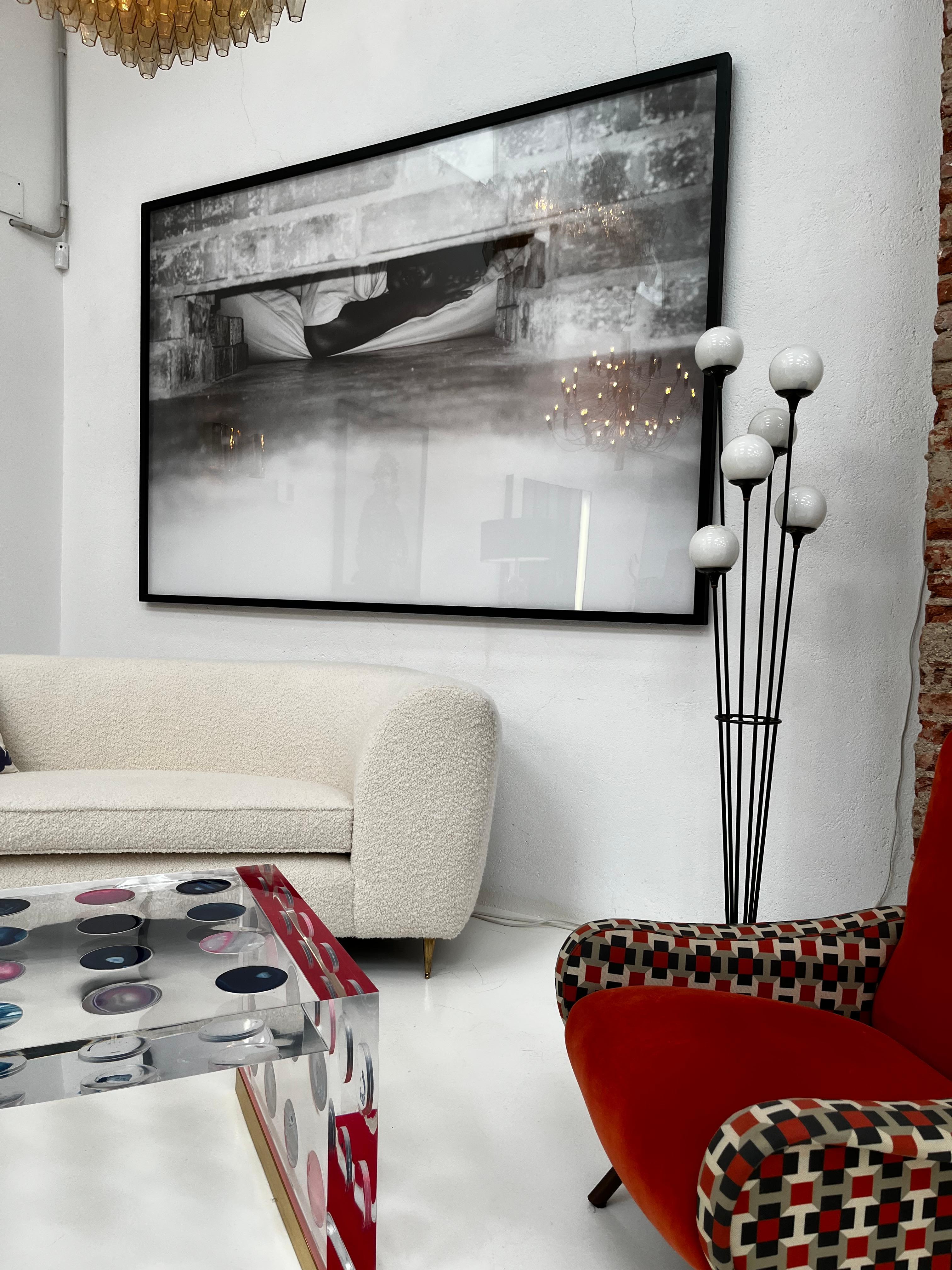 Mid Century Modern Stilnovo Floor Lamp, Italy, 1950s For Sale 3