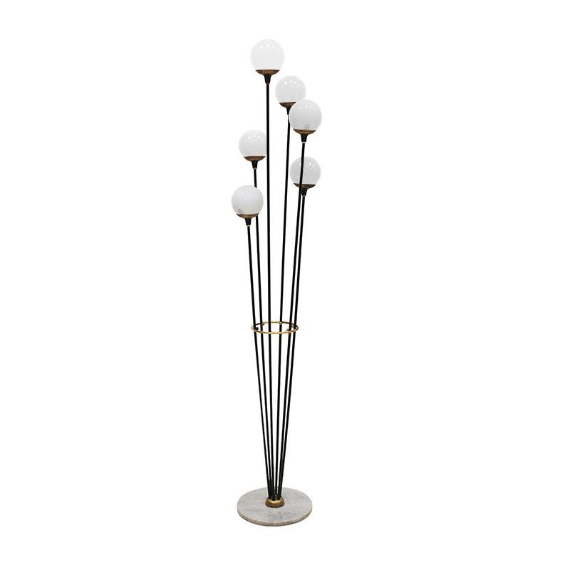 Mid-Century Modern Mid Century Modern Stilnovo Floor Lamp, Italy, 1950s For Sale