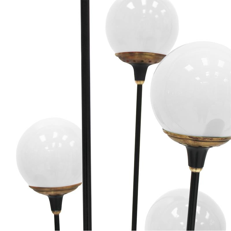 Italian Mid Century Modern Stilnovo Floor Lamp, Italy, 1950s For Sale