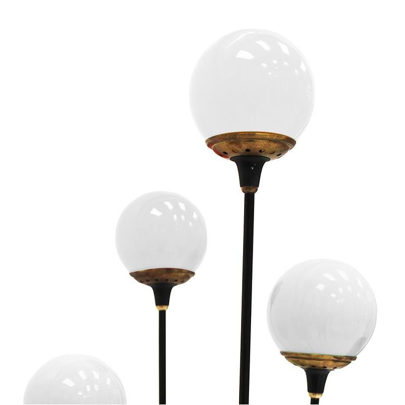 Mid Century Modern Stilnovo Floor Lamp, Italy, 1950s In Good Condition For Sale In Madrid, ES