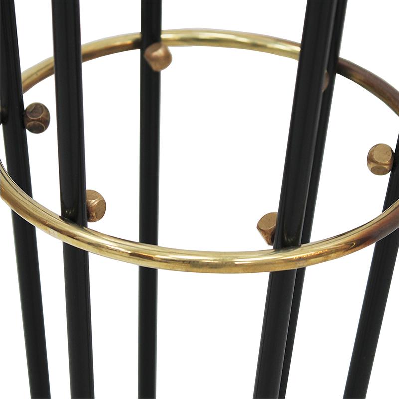 Metal Mid Century Modern Stilnovo Floor Lamp, Italy, 1950s For Sale