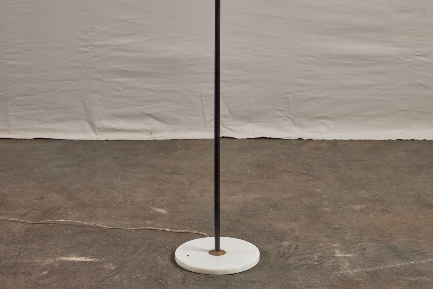 Mid-Century Modern Stilnovo Floor Lamp with 3 Arms In Good Condition For Sale In Pasadena, CA