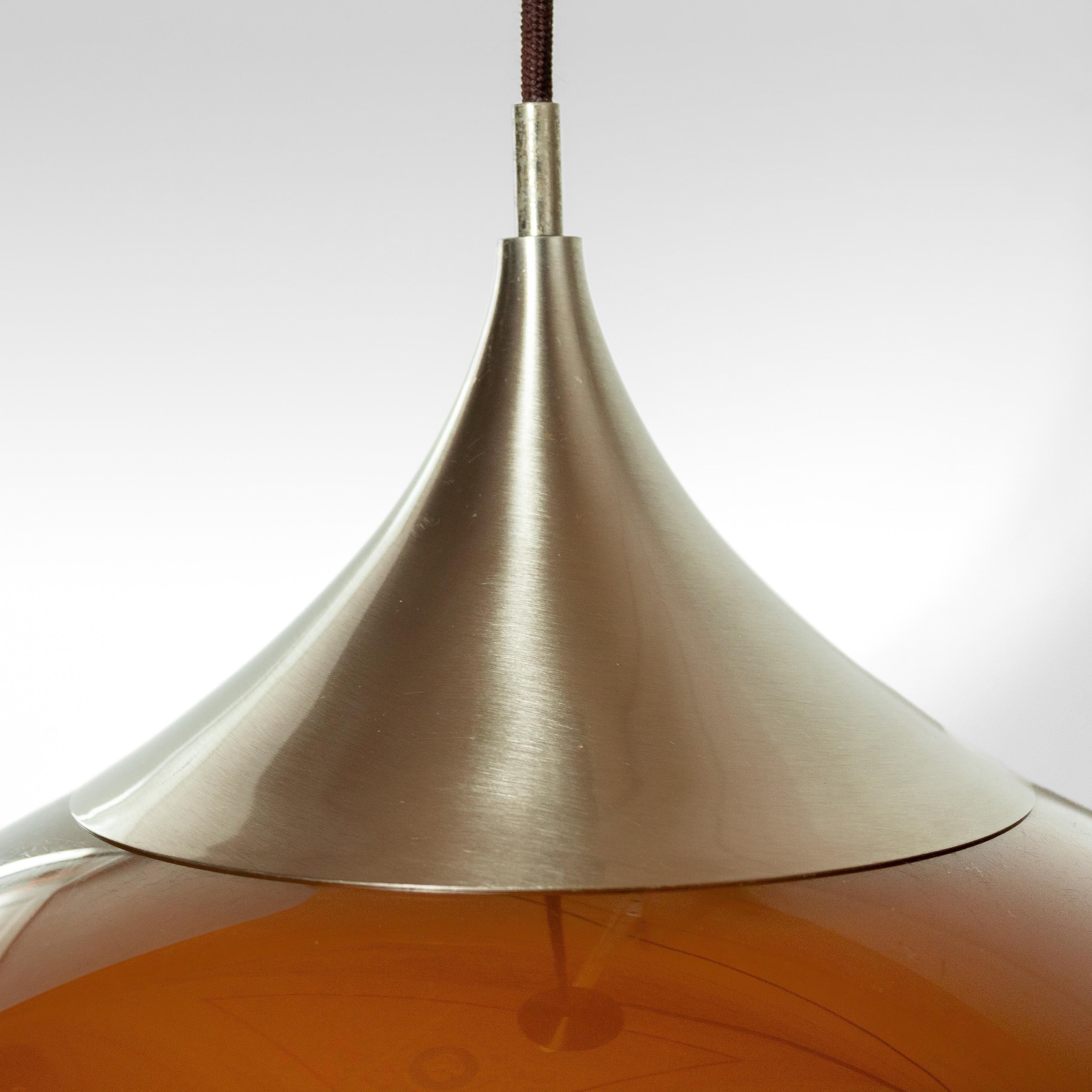 Mid-20th Century Mid Century Modern Stilnovo Pendant, Model 1238, Italy 1960s For Sale