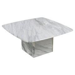Mid-Century Modern Marble Stone Cocktail Table