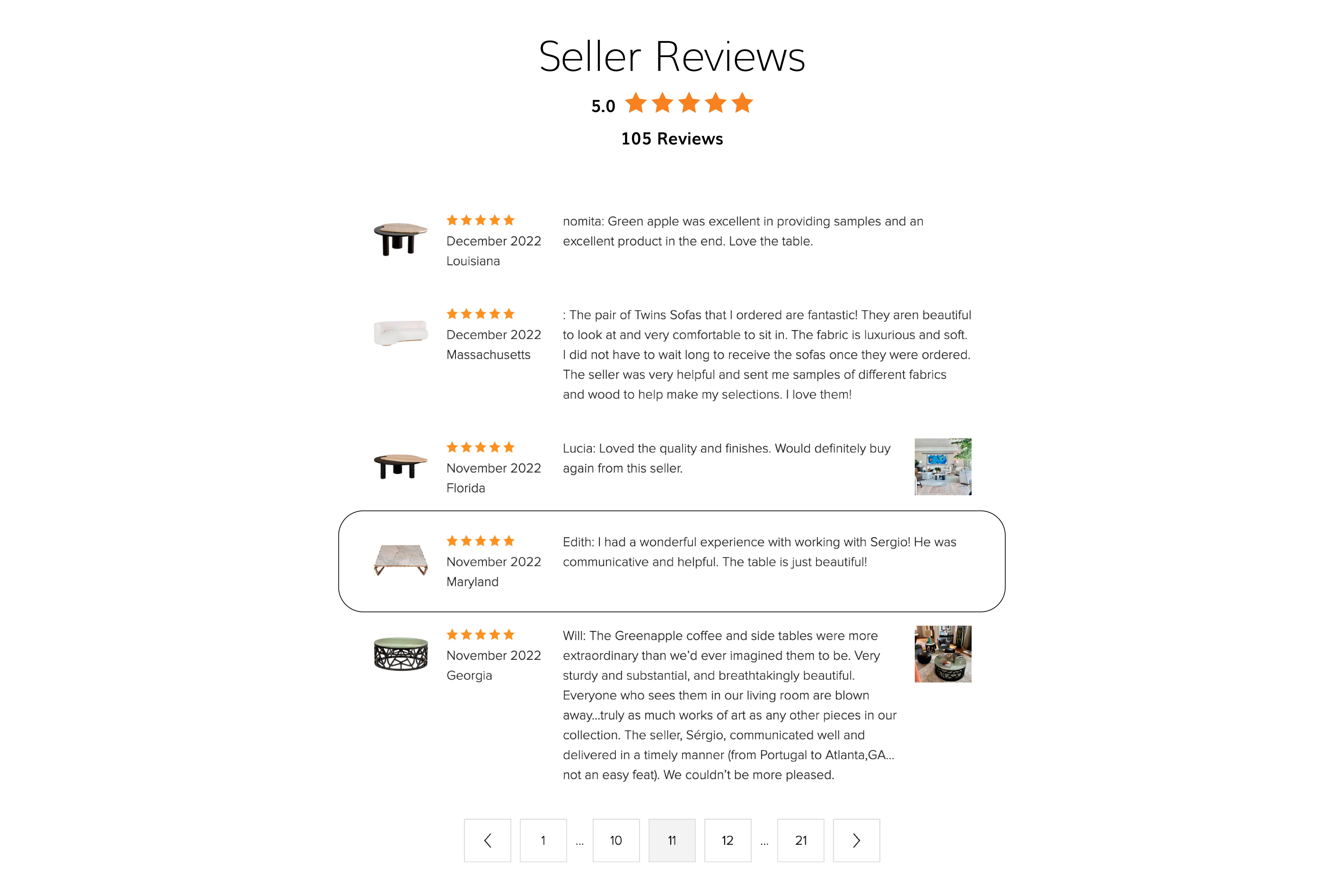 Mid-Century Modern Stone Coffee Table, Cream Onyx, Handmade by Greenapple In New Condition For Sale In Lisboa, PT