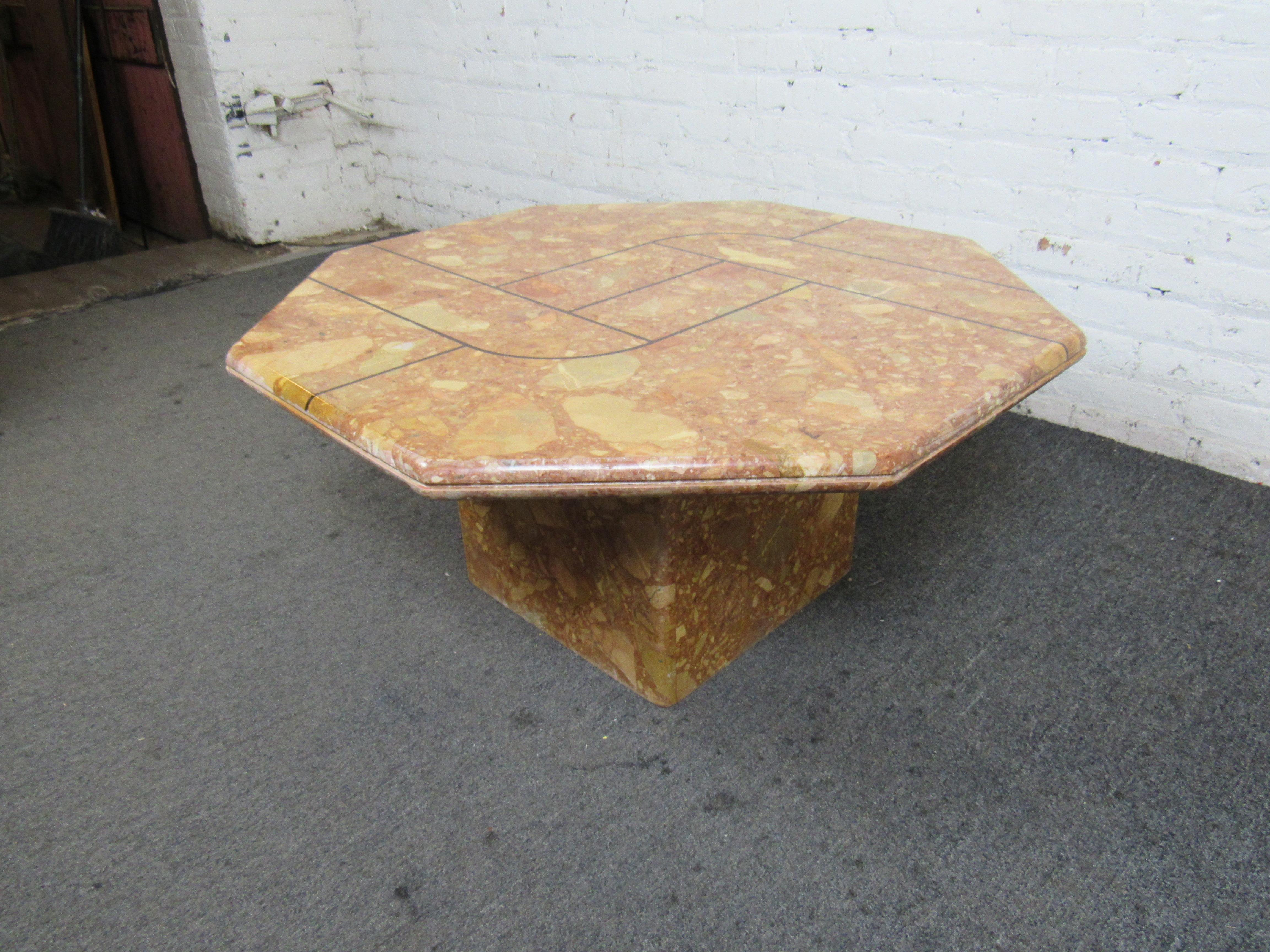 20th Century Mid-Century Modern Stone Table For Sale