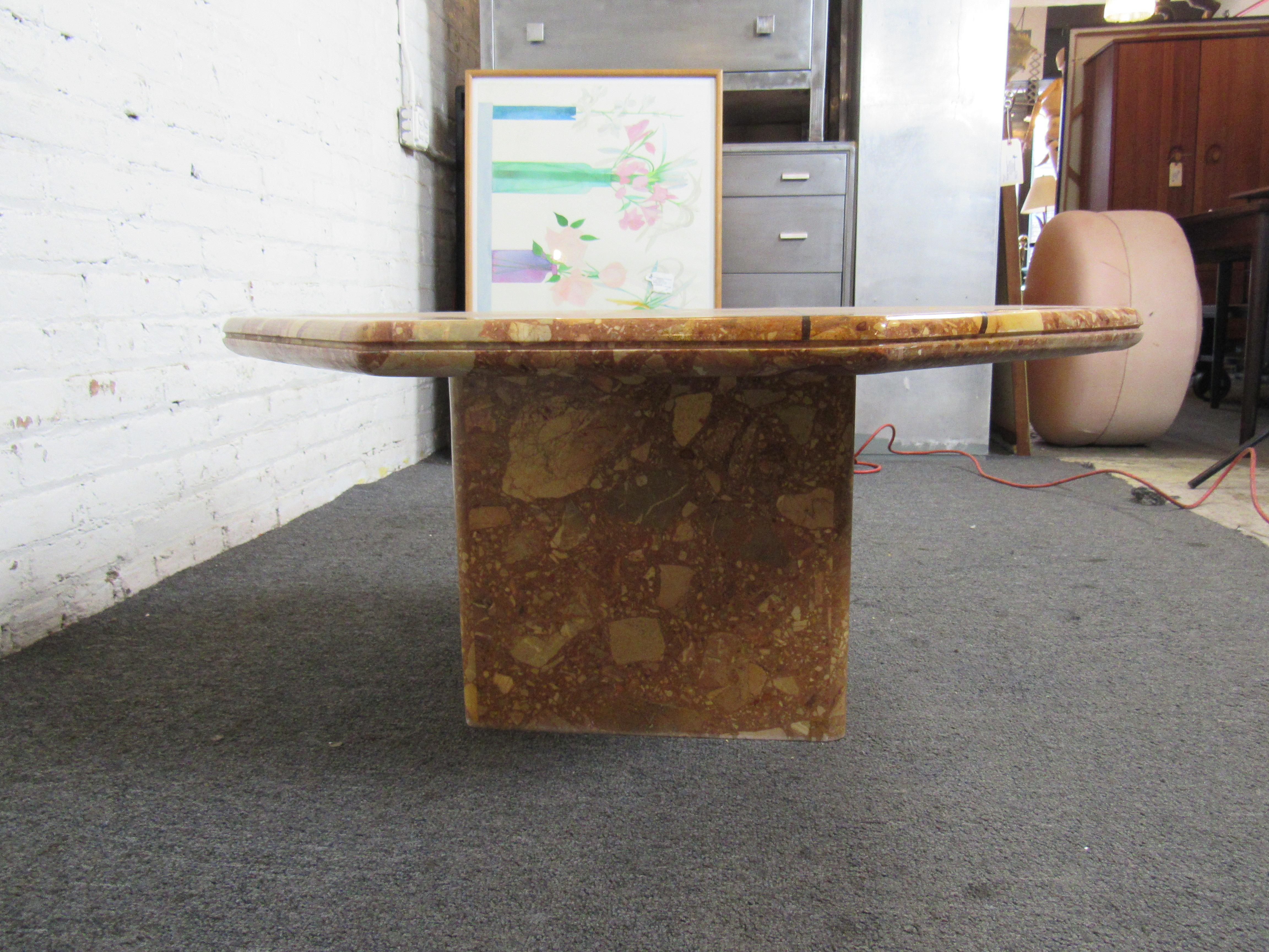 Mid-Century Modern Stone Table For Sale 2