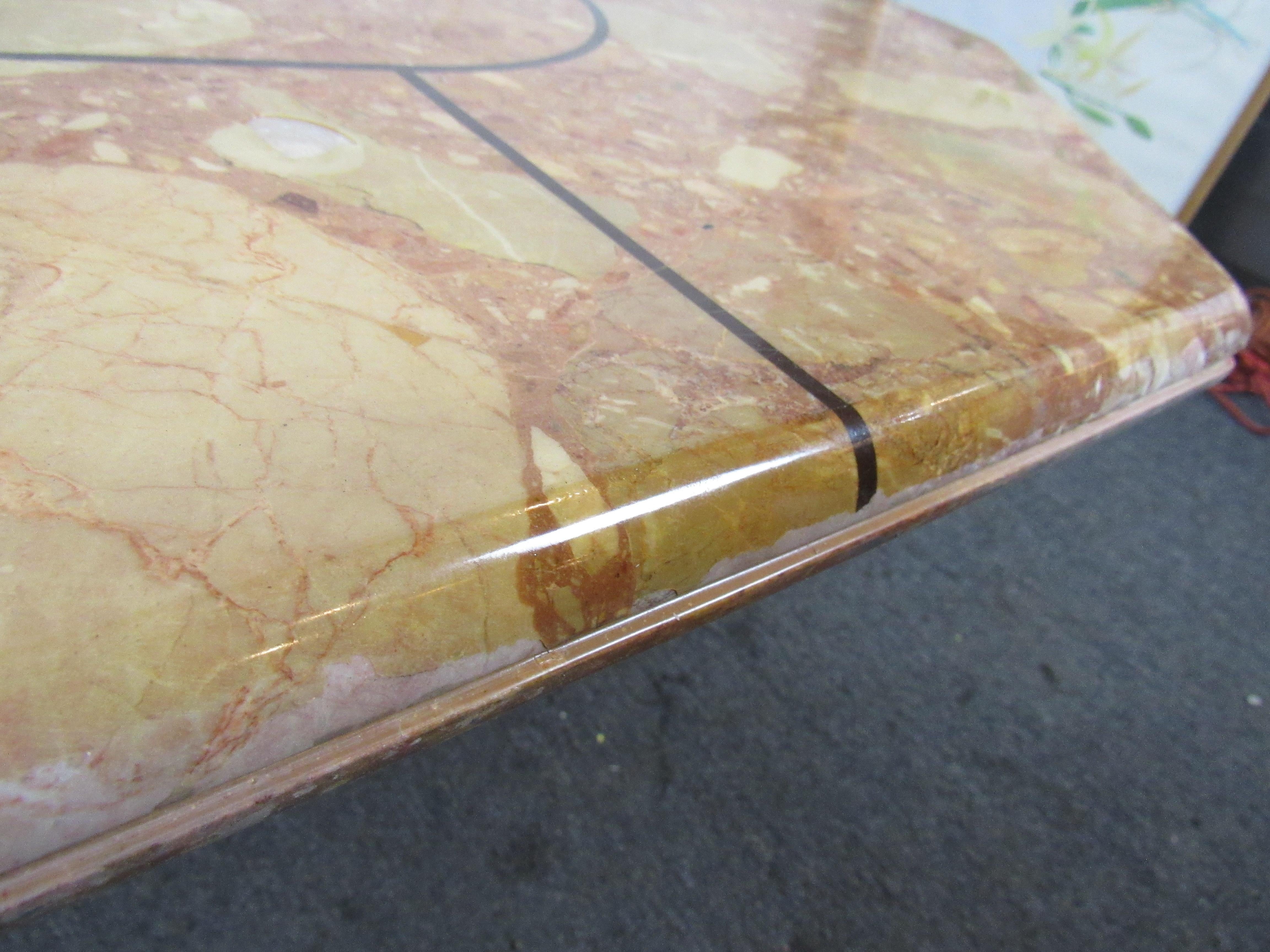 Mid-Century Modern Stone Table For Sale 4