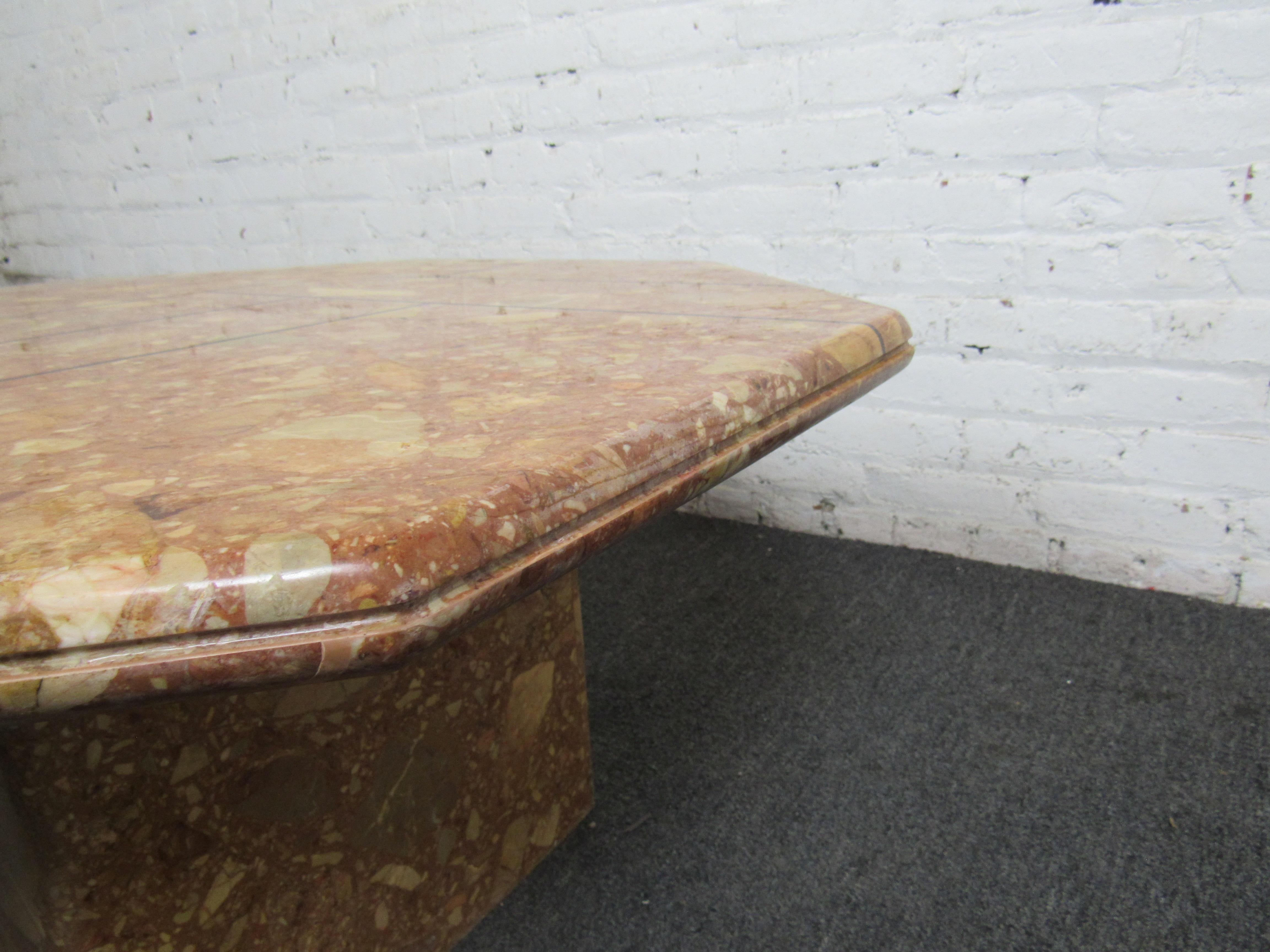 Mid-Century Modern Stone Table For Sale 5