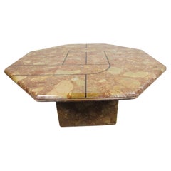 Table en pierre mi-siècle moderne