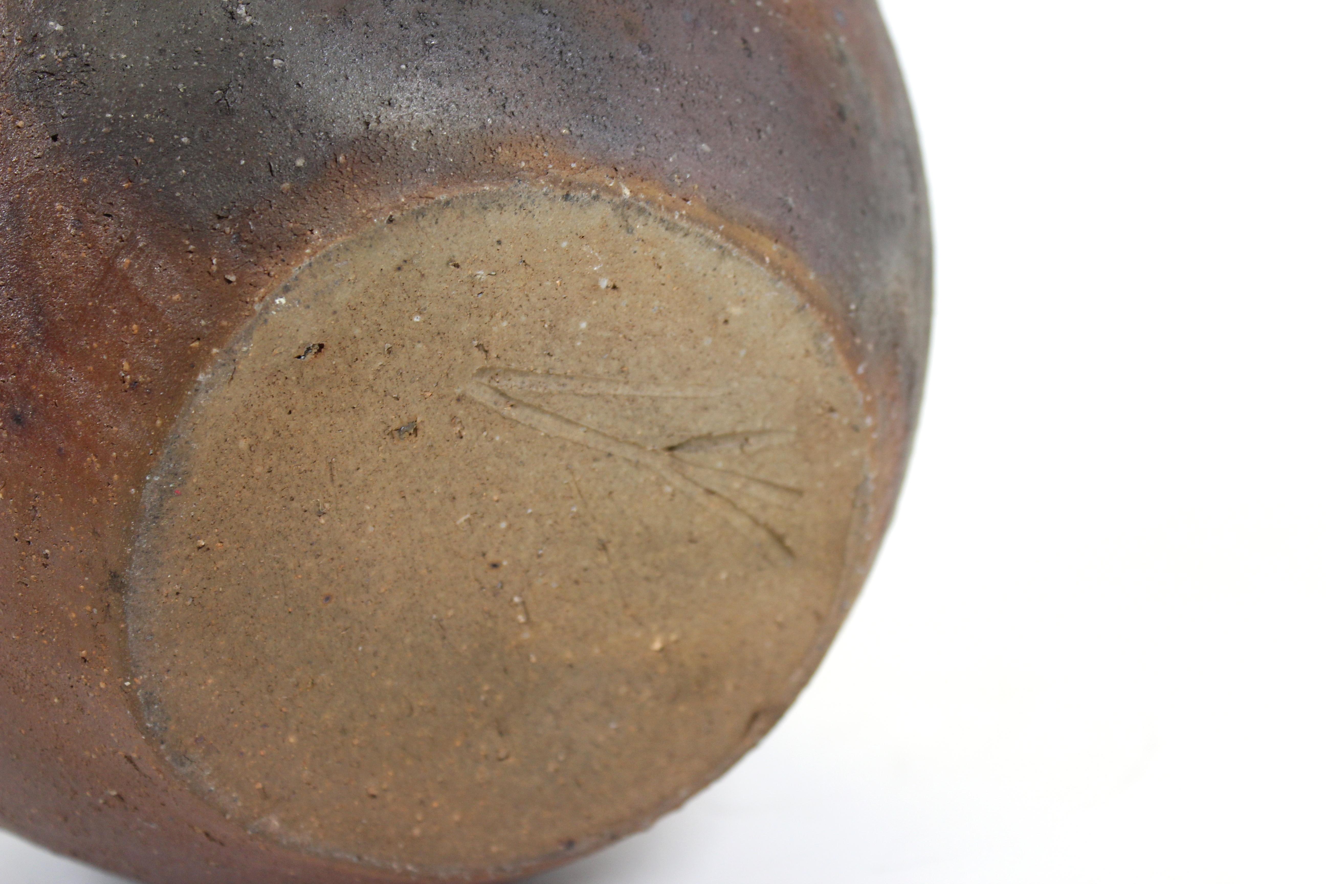 Mid-Century Modern Stoneware Pottery Vase 2