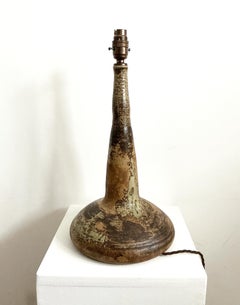 Mid-century Modern Stoneware Table Lamp, France 1970s