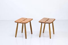 Mid-Century Modern Stools by Swedish, Carl Gustaf Boulogner