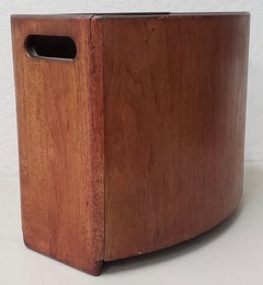 Mid-Century Modern Stow & Davis Teak Paper Bin, circa 1960s
