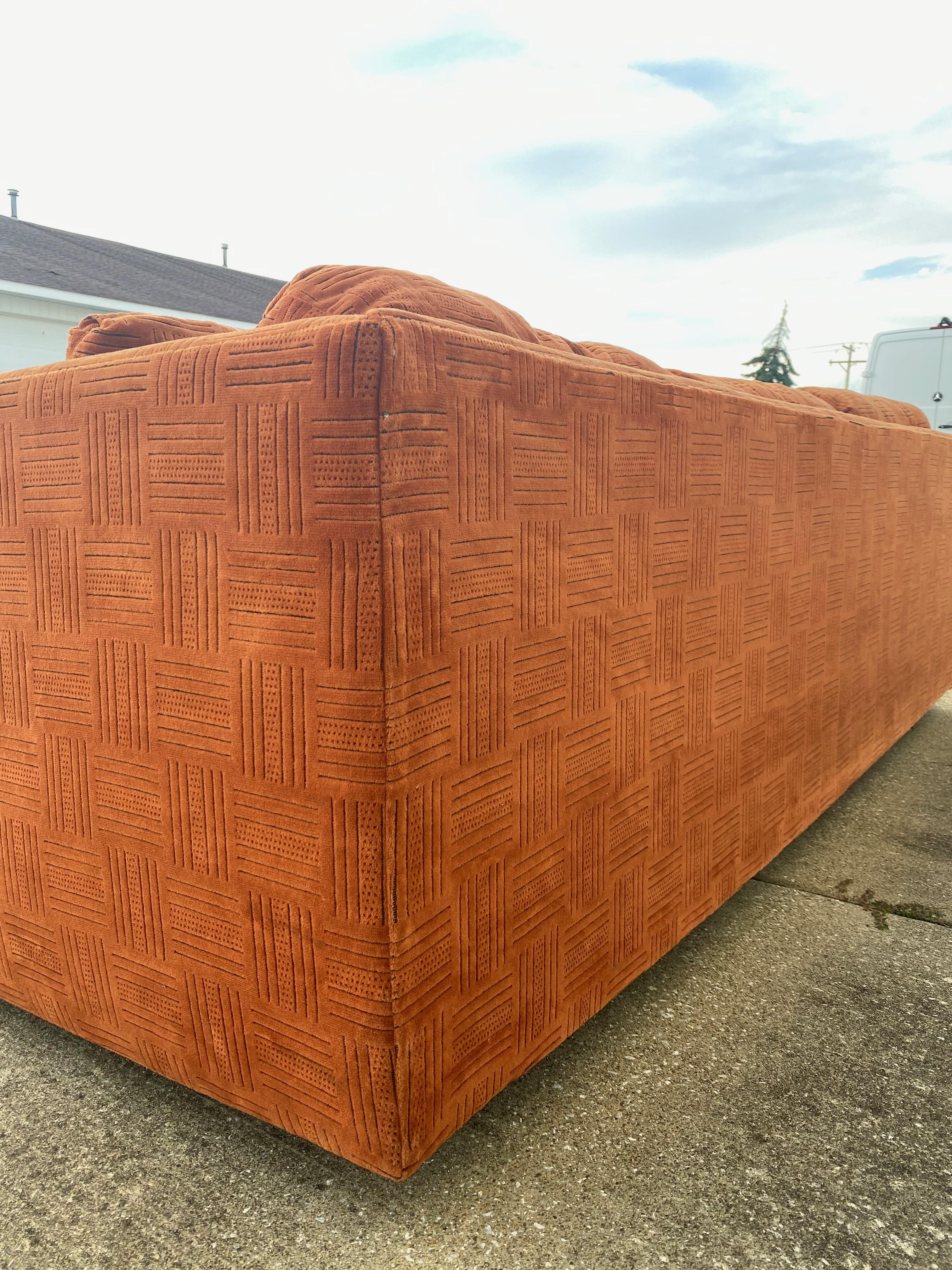 Mid-Century Modern Stratford Tuxedo 3-Seater Sofa 2