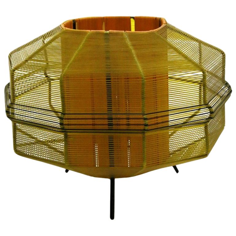 Mid-Century Modern String Table Lamp, 1970s