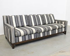 Mid-Century Modern Striped 3-Seat Selig Imperial Sofa