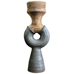 Mid-Century Modern Studio Ceramic Sculpture or Vessel by Clive Brooker, England