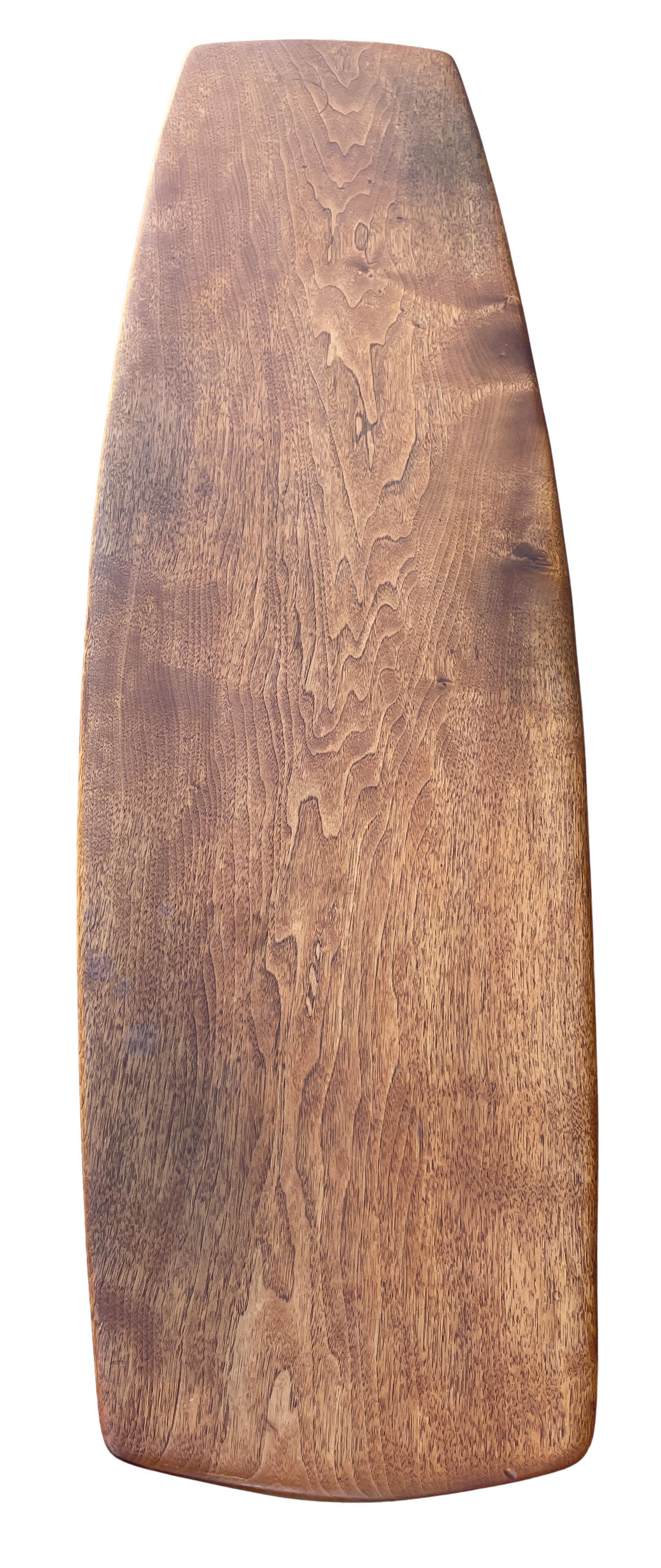 Américain Table basse ou banc en bois massif de style Studio Craft, mi-siècle moderne, 1963 en vente