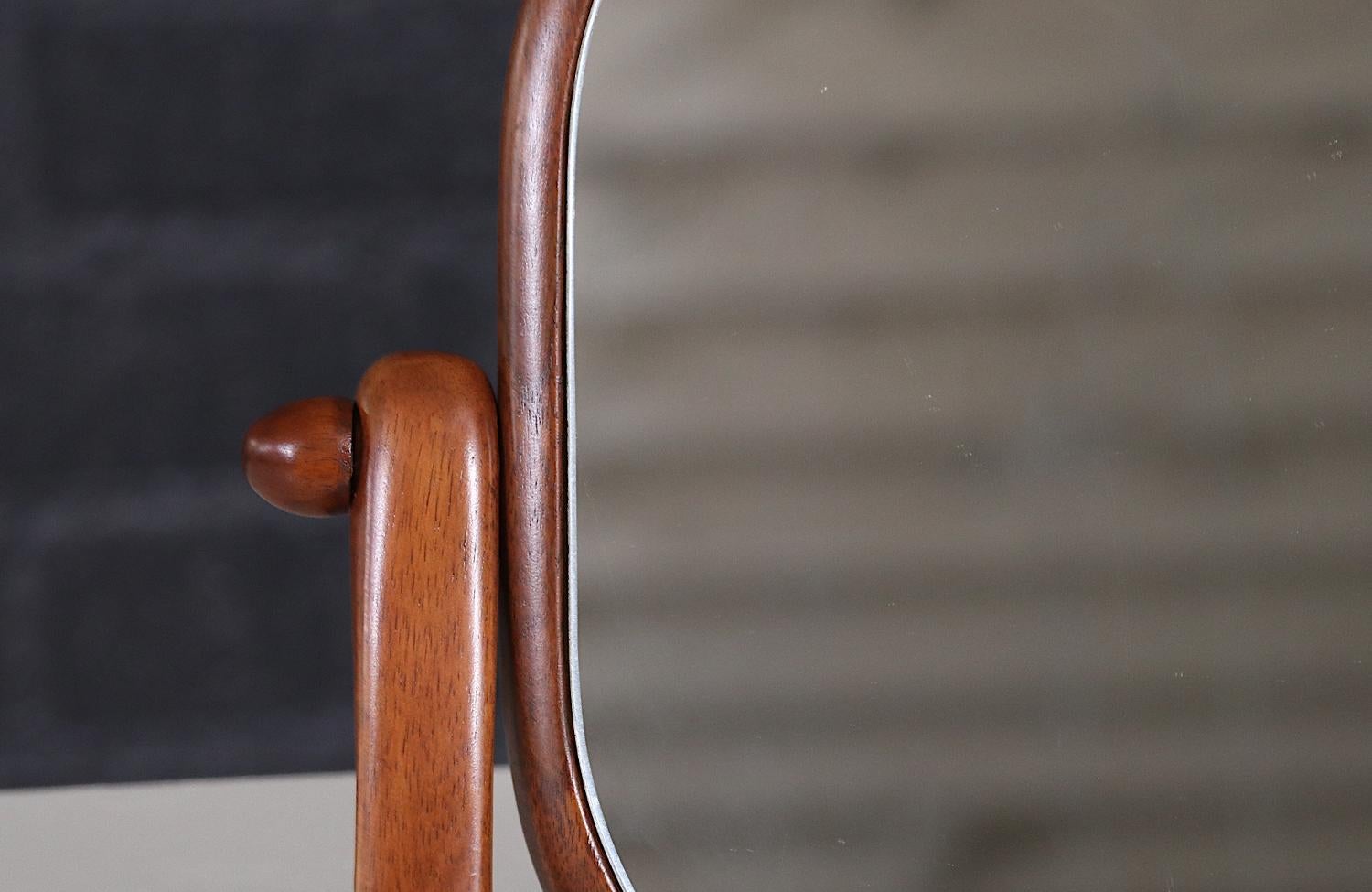 Mid-Century Modern Studio Crafted Table Mirror 2