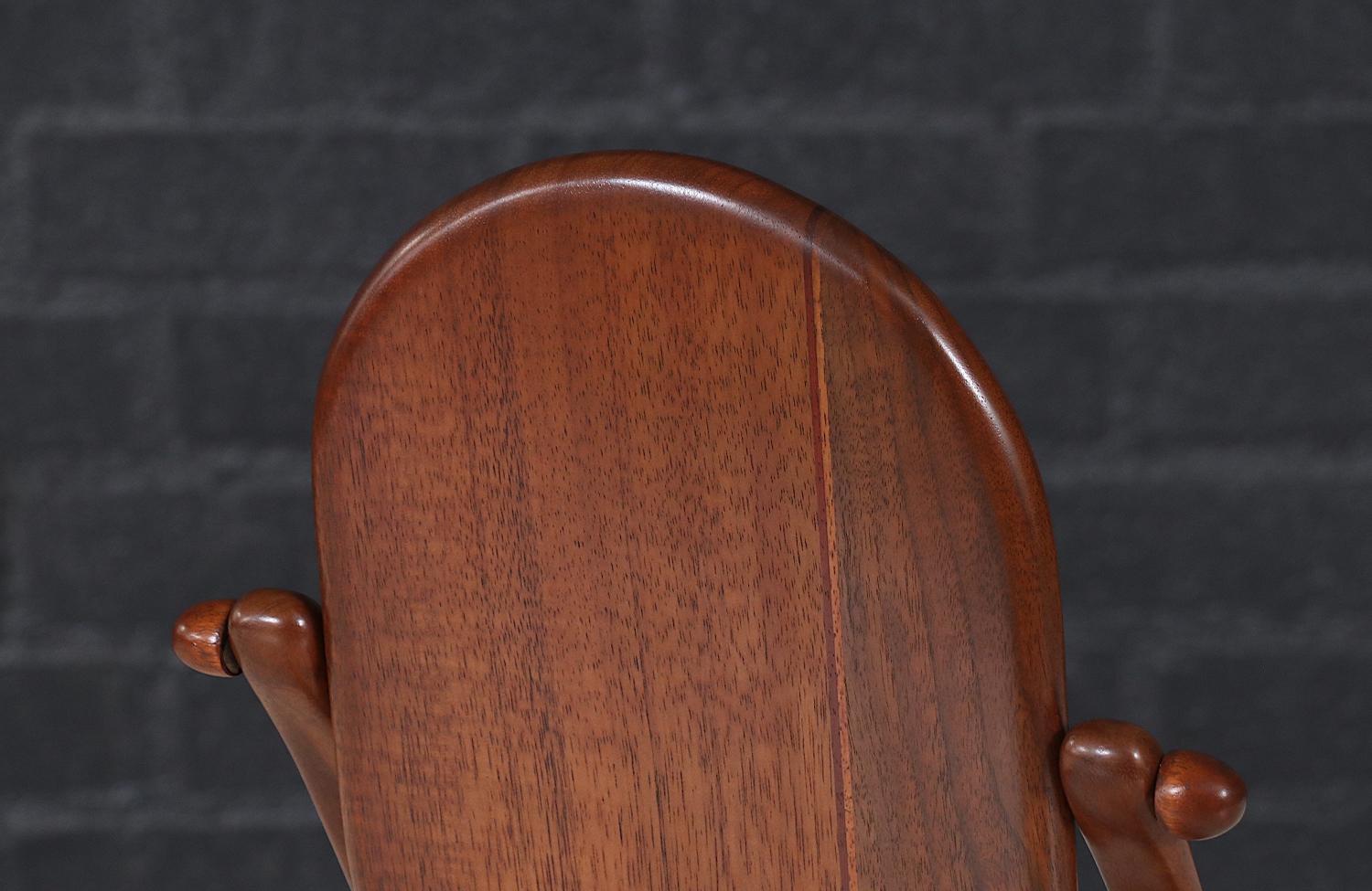 Mid-Century Modern Studio Crafted Table Mirror 3