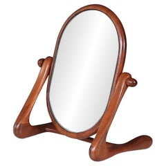 Mid-Century Modern Studio Crafted Table Mirror