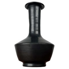 Jarrón Barro Negro de cerámica Studio Pottery de mediados de siglo de Lama Oaxaca México Años 60 Jarrón Barro Negro de cerámica Studio Pottery de mediados de siglo de Lama Oaxaca México Años 60