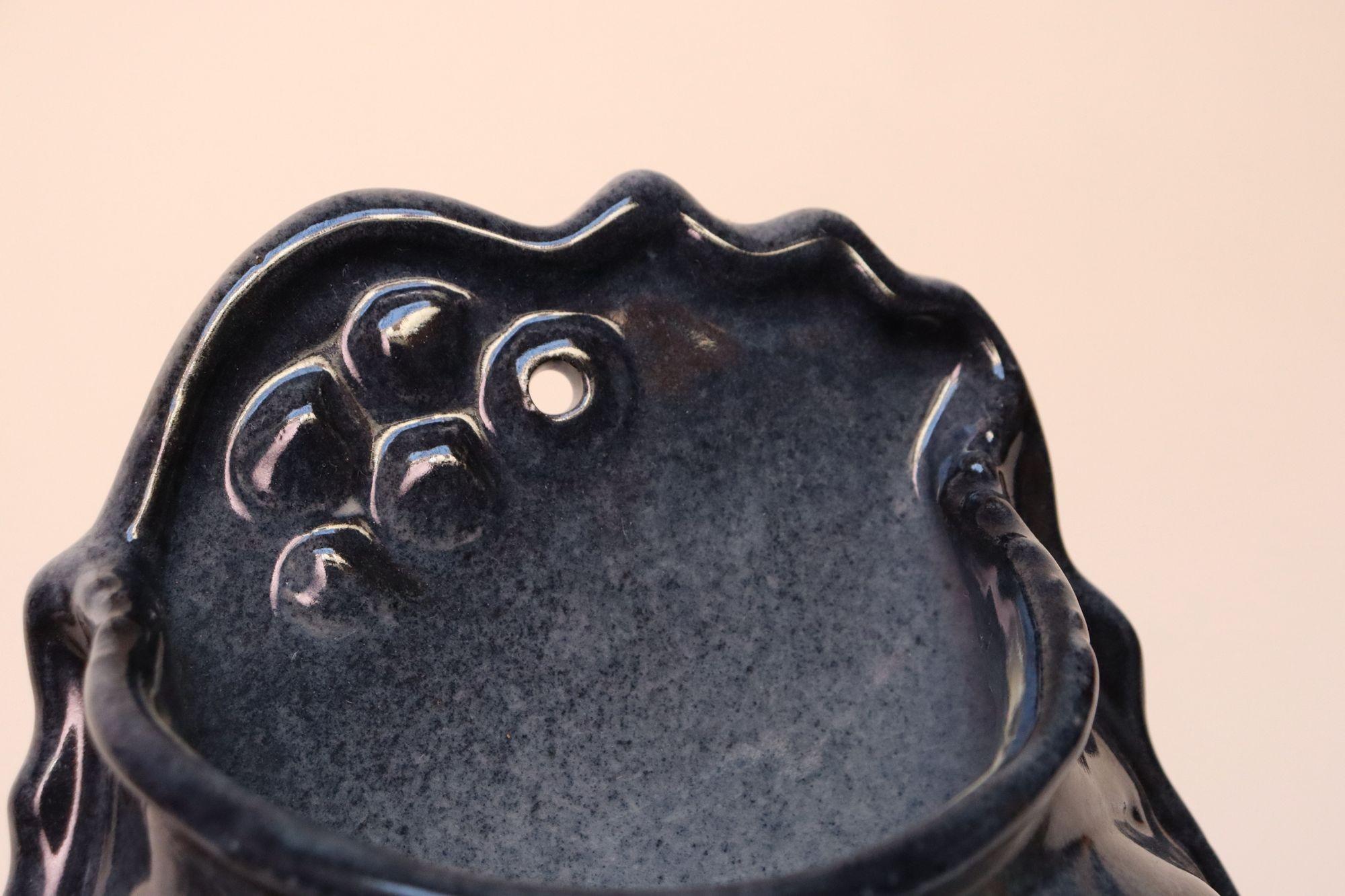 Porte-lettres ombré bleu de Deanna Nichols en Studio Pottery, moderne du milieu du siècle en vente 6