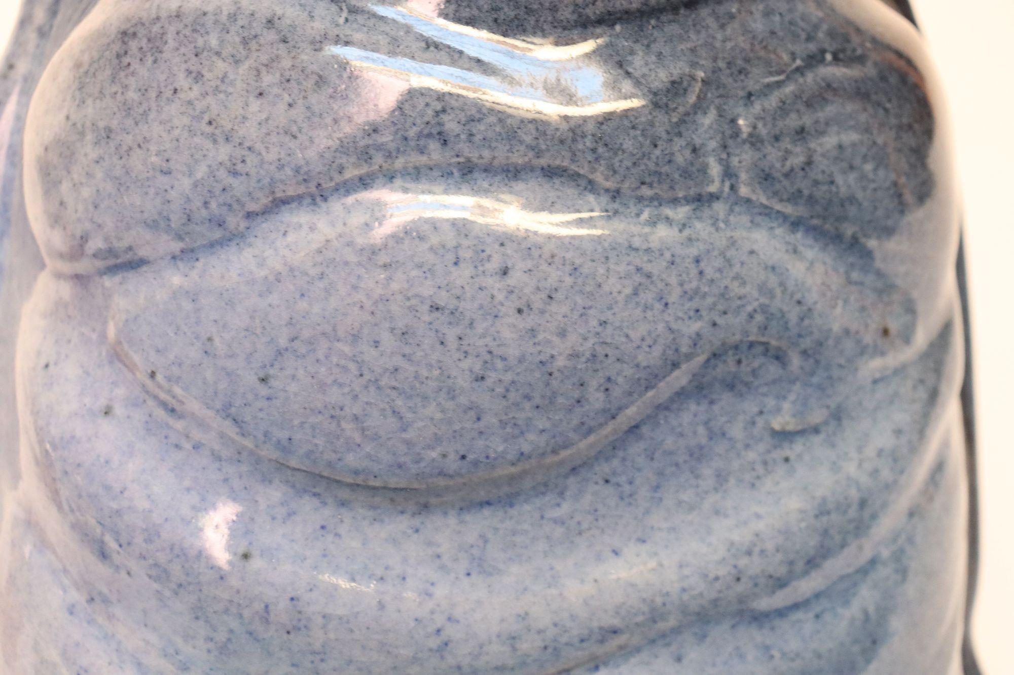 Porte-lettres ombré bleu de Deanna Nichols en Studio Pottery, moderne du milieu du siècle en vente 8