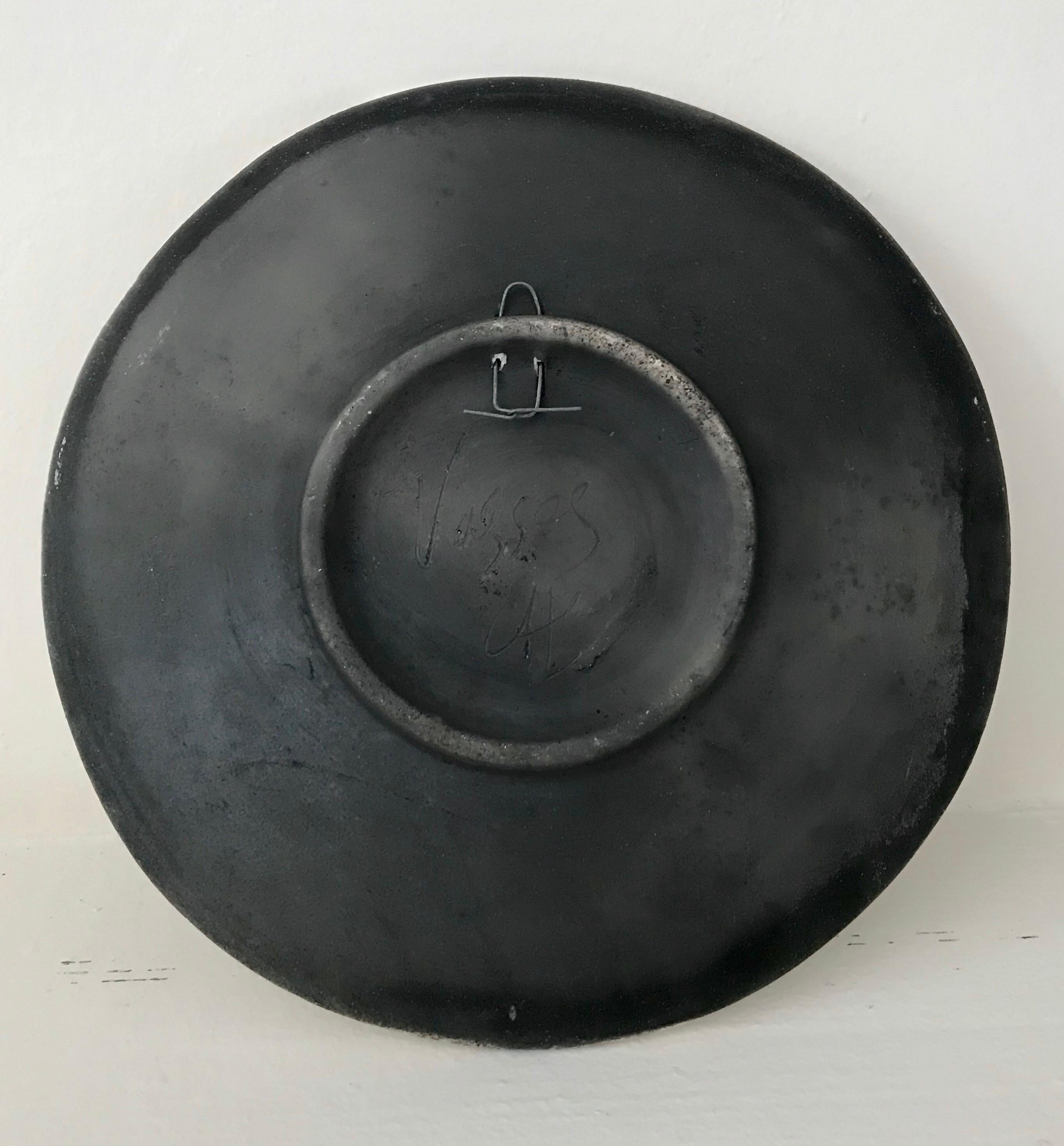 Mid-Century Modern Studio Pottery Keramik Dish:: Dodo Vogel:: signiert (Glasiert) im Angebot