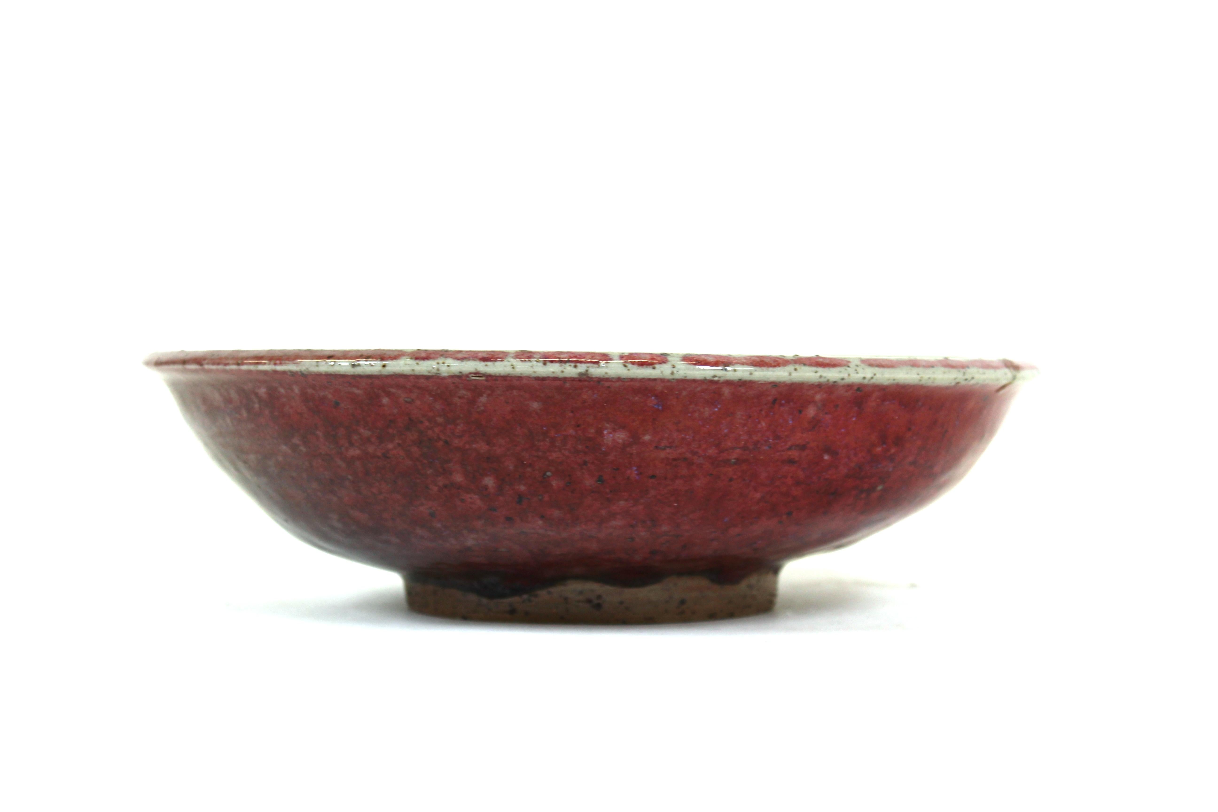 20th Century Mid-Century Modern Studio Pottery Glazed Bowl