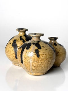 Mid Century Modern Studio Pottery Ikebana Weed Pot Cluster Twig Vase Sculpture