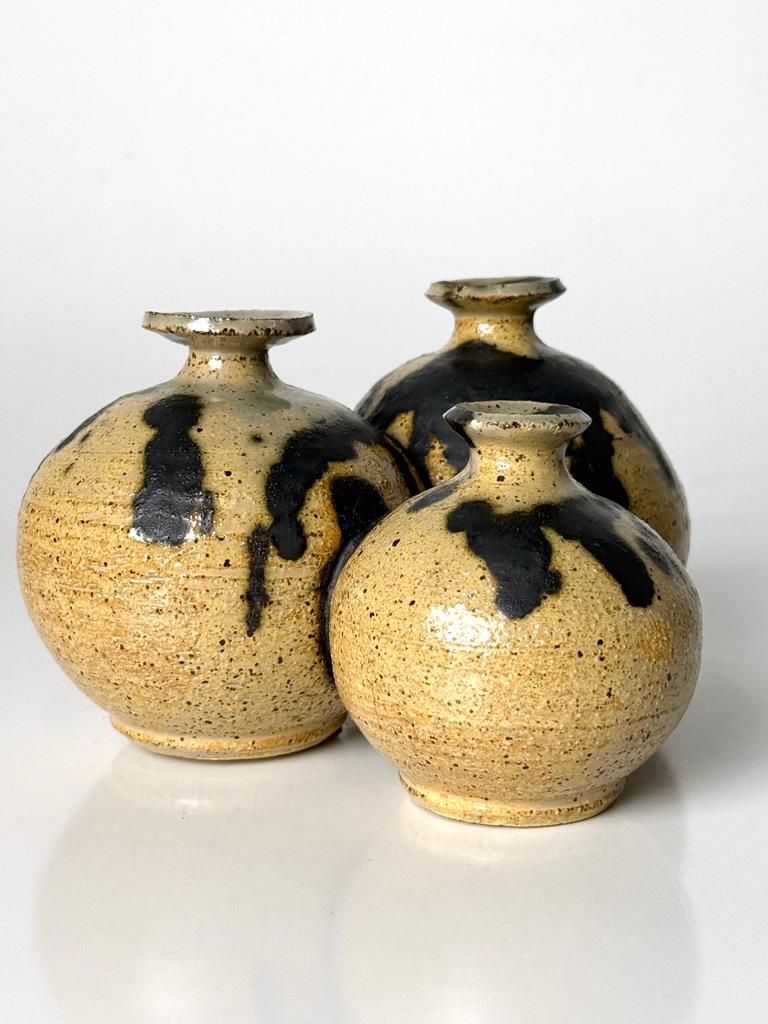 Studio Pottery, metà secolo, moderno, Ikebana, vaso di erbacce, mazzo di ramoscelli, scultura In condizioni buone in vendita a Troy, MI