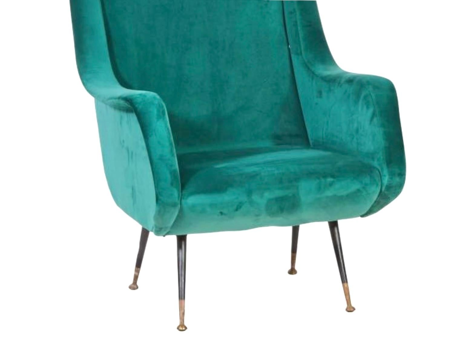Sillones de Estilo Moderno de Mitad de Siglo Estilo de Marco Zanuso - Un Par en Bueno estado para la venta en Bradenton, FL