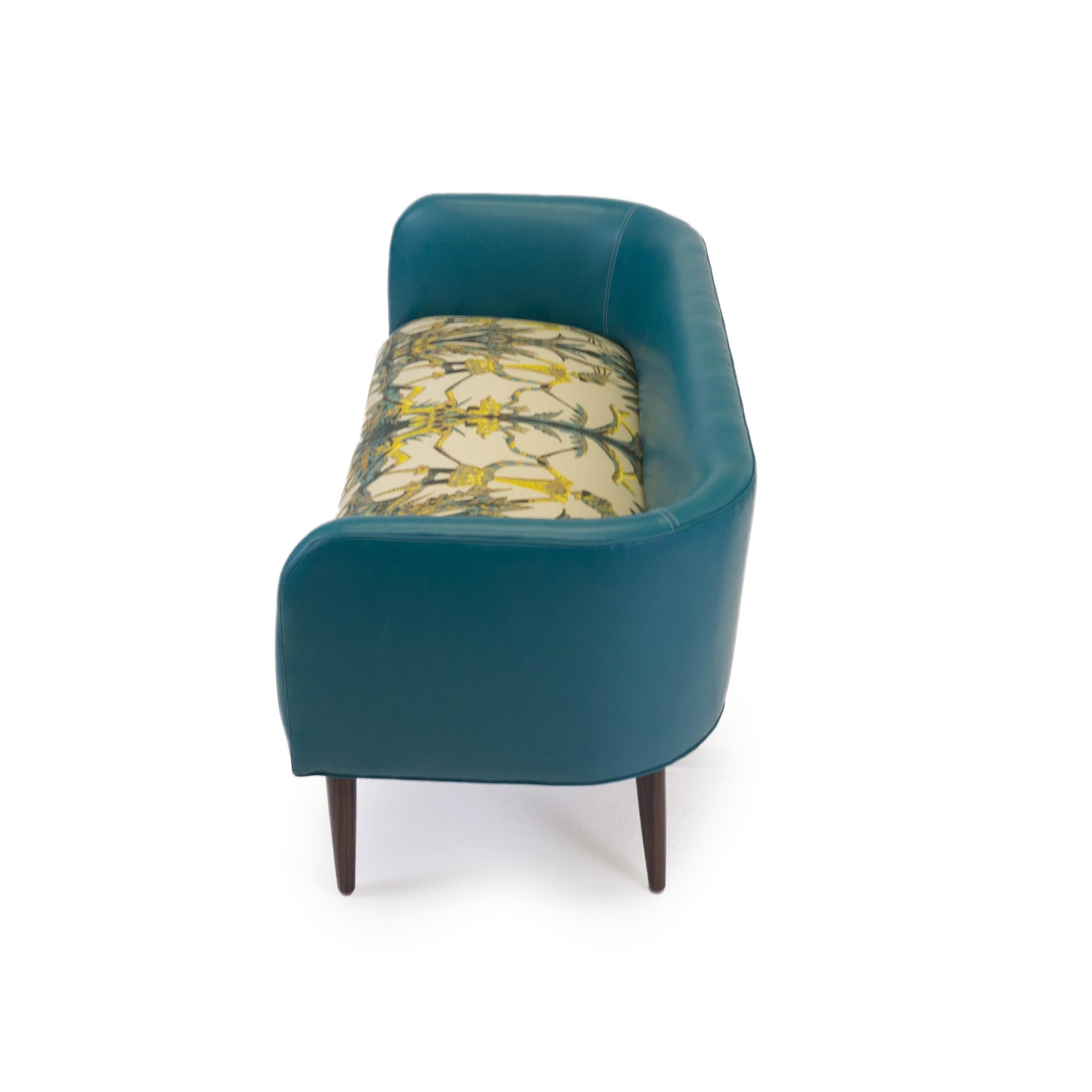 Banc de style Mid-Century Modern de style moderne en vente 4