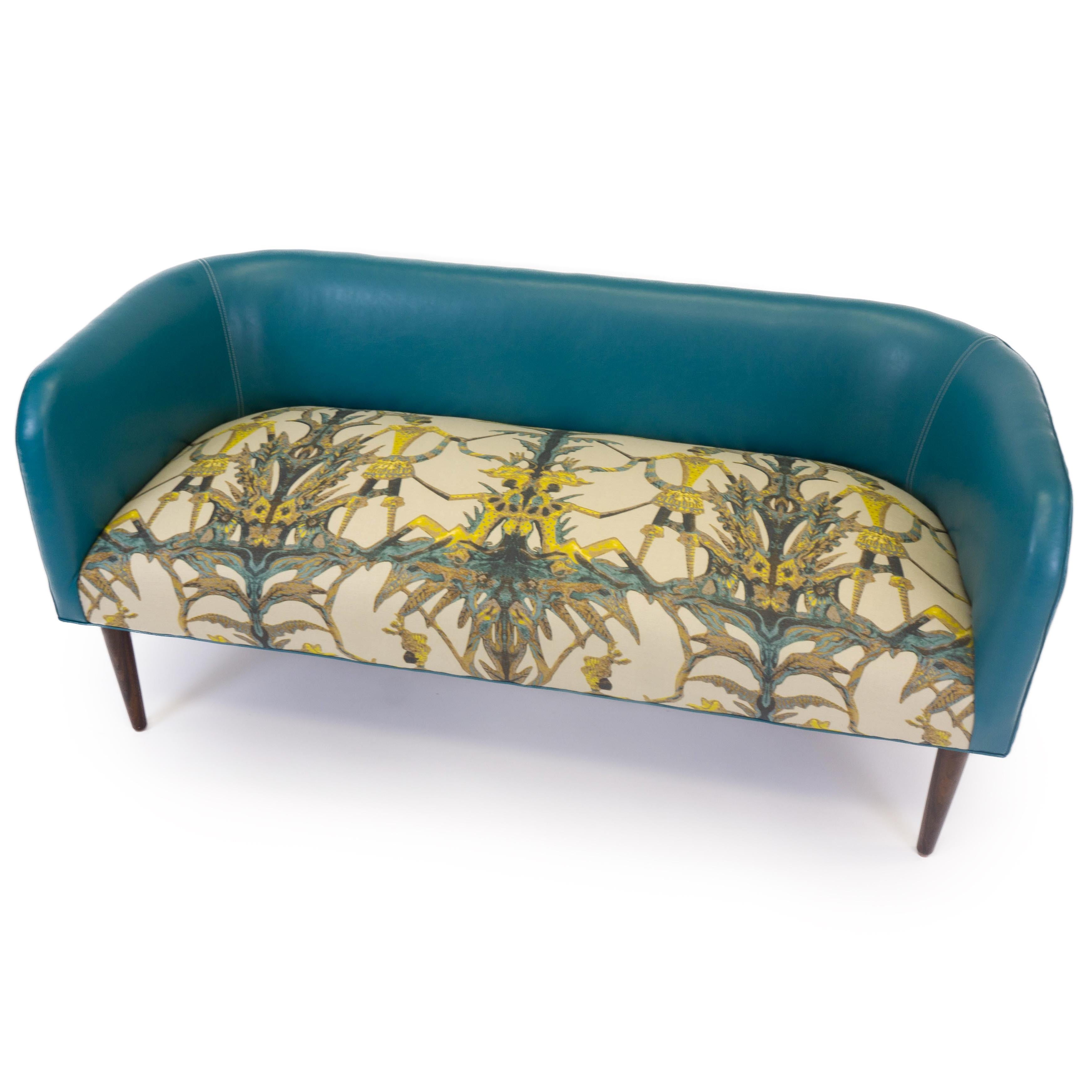 Banquette/Bank im Mid-Century Modern-Stil im Zustand „Hervorragend“ im Angebot in Greenwich, CT