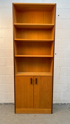 Bibliothèque de style « Mid-Century Modern » avec rangements