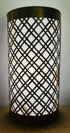 Applique da parete in ottone con design a diamante in stile metà secolo moderno, una coppia