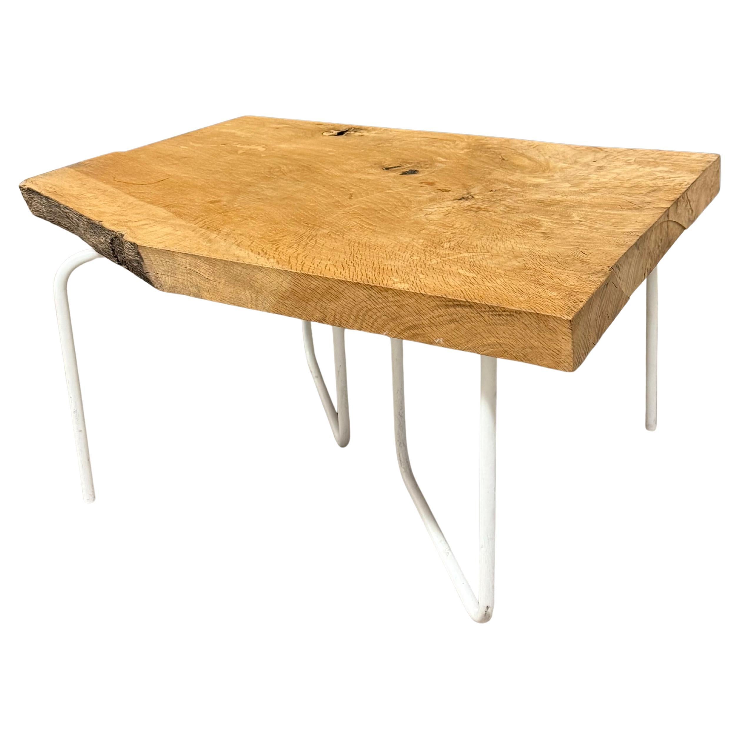 Mid Century Modern Style Coffee Table or Accent Table with metal Hairpin Legs.