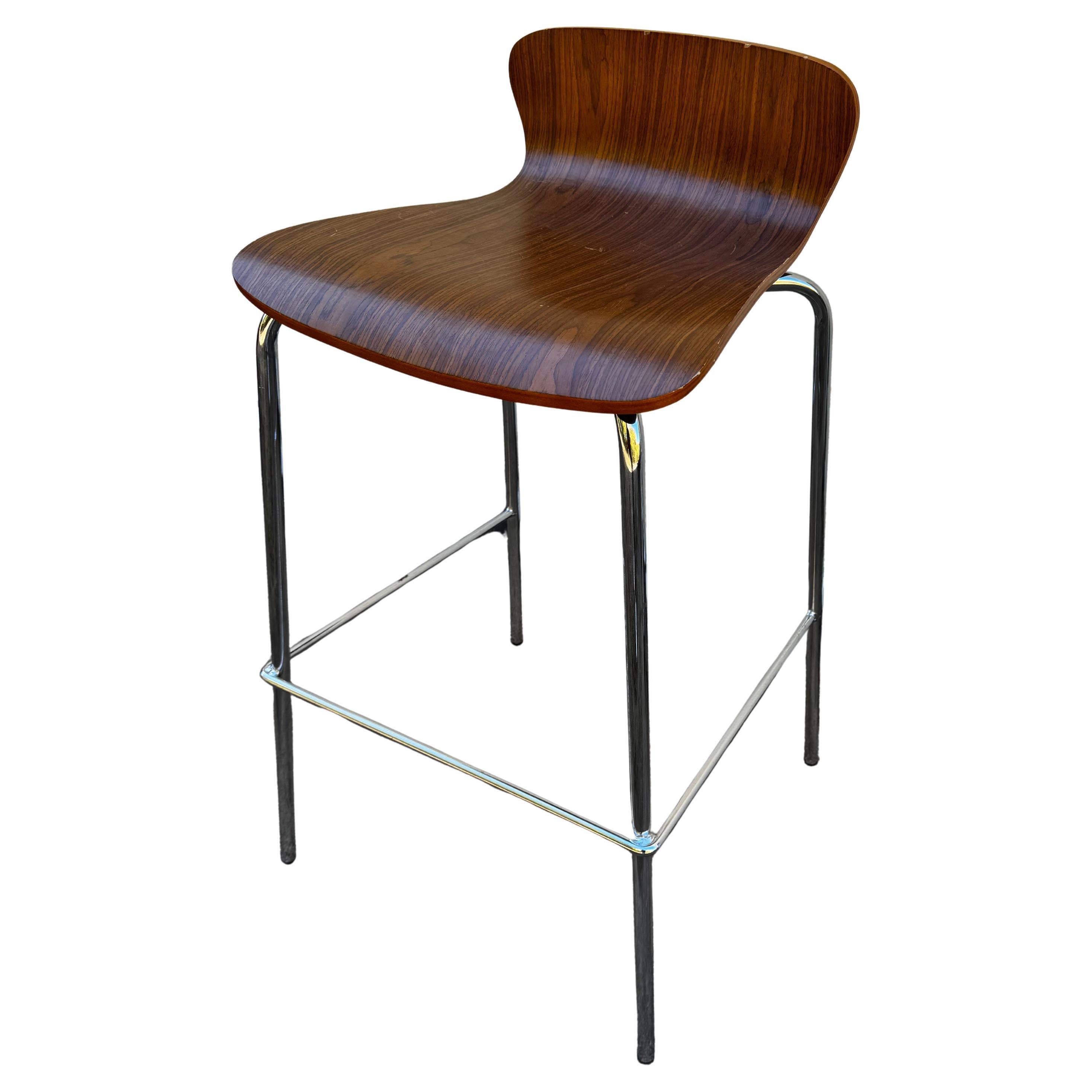 Mid Century Modern Style Counter Barstool