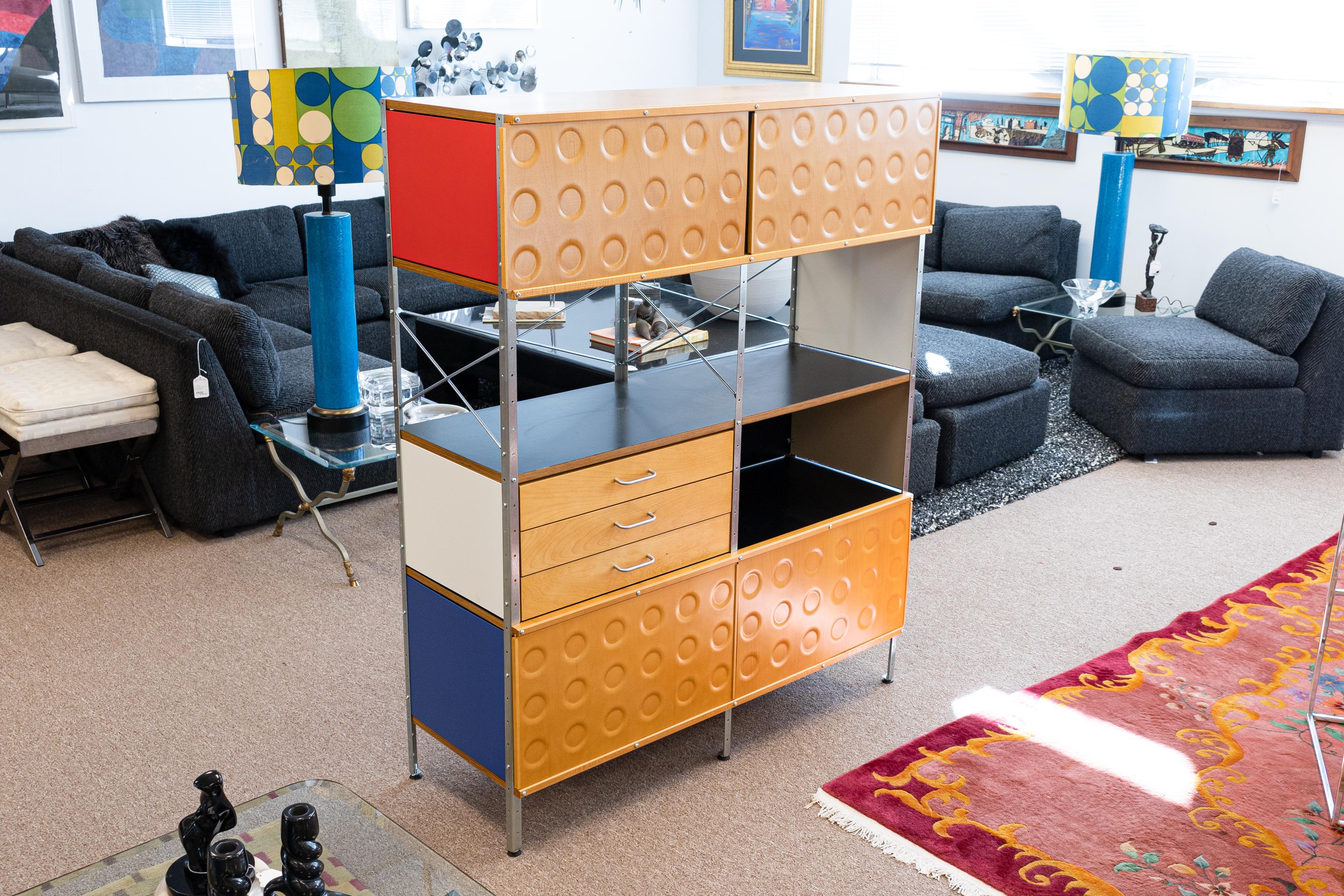 Mid-Century Modern Mid Century Modern Style Design Within Reach Eames ESU Wall Unit Cabinet