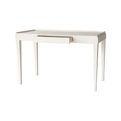 Schreibtisch im Mid-Century Modern Style - Drift White