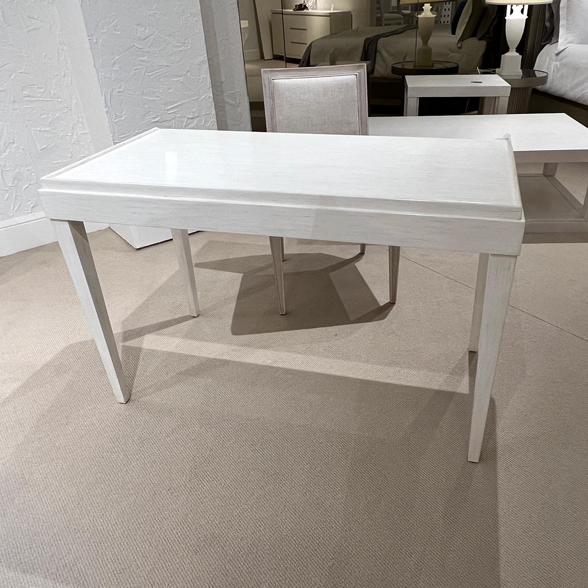 mid century modern white desk