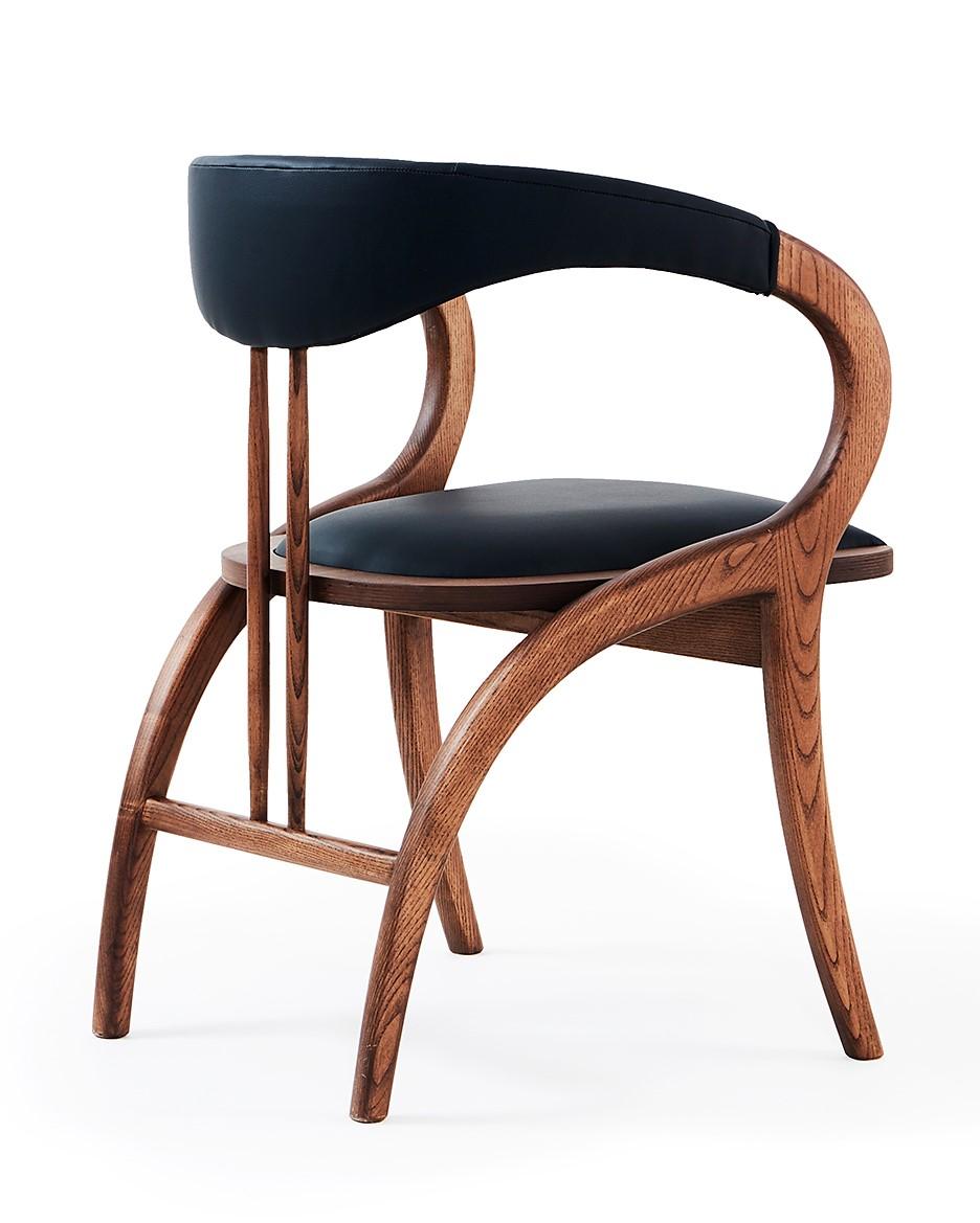 Ensemble de 8 chaises de salle à manger de style Modernity Couleurs personnalisables Neuf - En vente à New York, NY