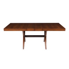 Mid-Century Modern Lacquered Walnut Dining Table
