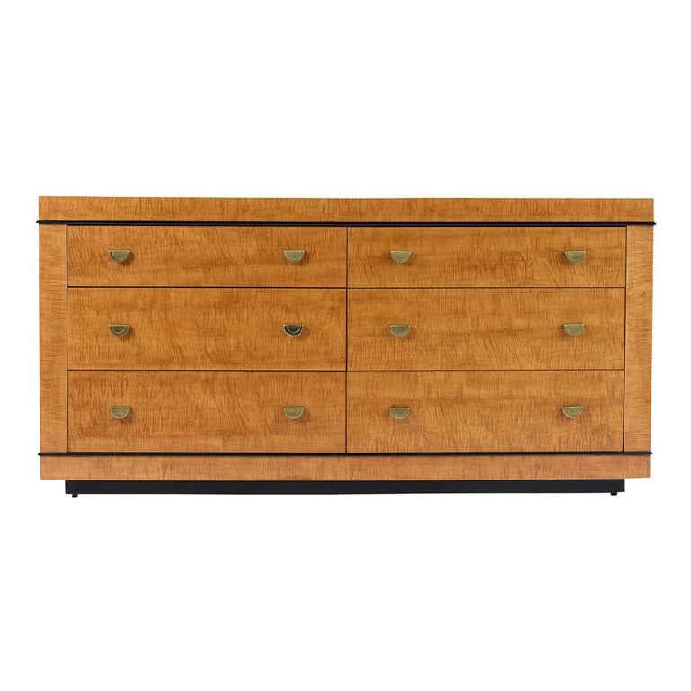 MidCentury Modern Maple Dresser at 1stDibs