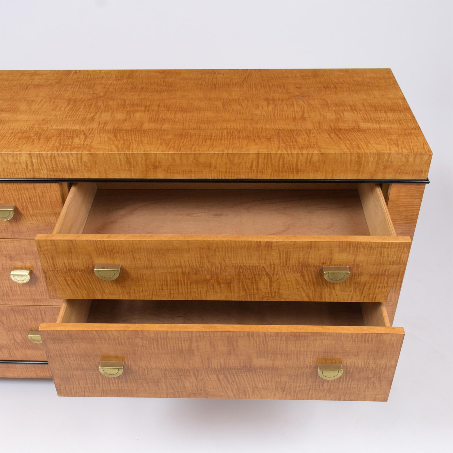 American Mid-Century Modern Maple Dresser